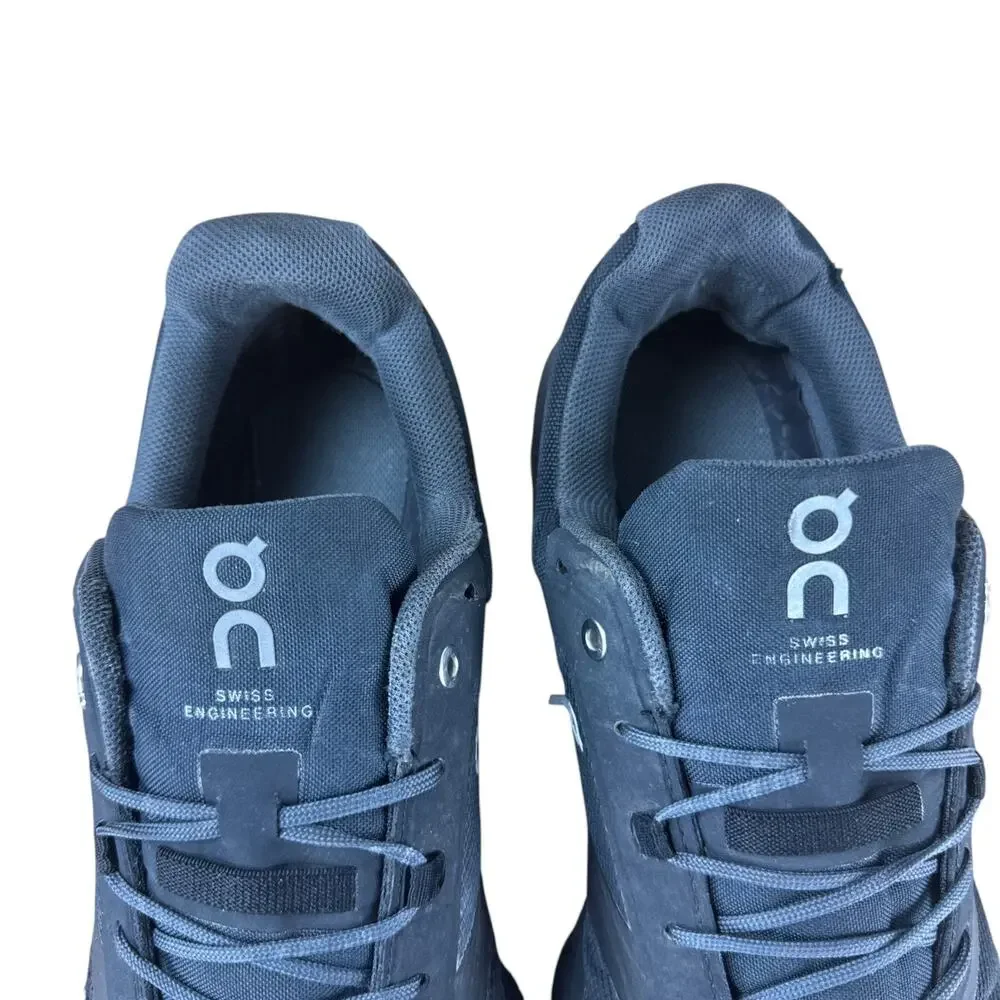 On Cloudventure Waterproof Mens 10 Black Trail Running Shoes Gorpcore Techwear